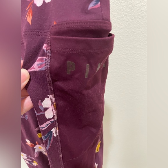 Victoria’s Secret PINK floral legging pants large - Picture 3 of 6